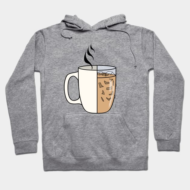 Hot | Iced Coffee Hoodie by alexandergbeck